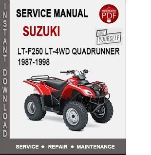 89 suzuki quadrunner 250 service manual pdf Kindle Editon