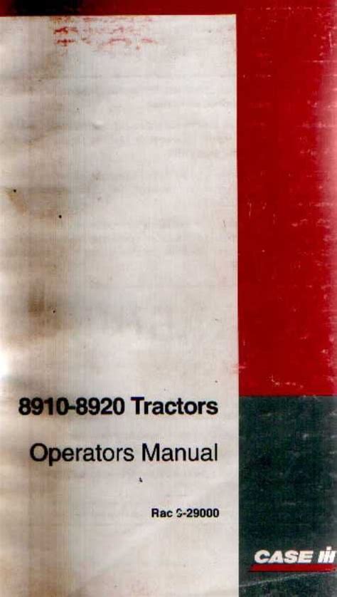 8910 case tractor manual PDF