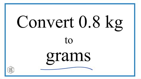 8kg in grams