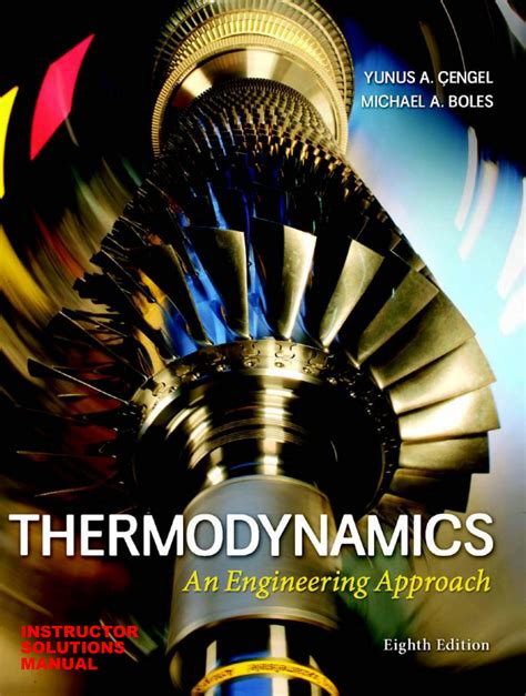 8th Edition Thermodynamics Cengel Solution Manual PDF