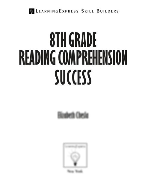 8th Grade Reading Comprehension Success Kindle Editon