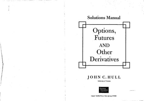 8th edition john c hull solution manual pdf Epub