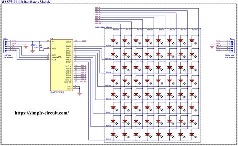 8x8 led dot matrix display circuit pdf PDF