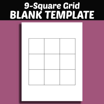 9 Square Grid Template