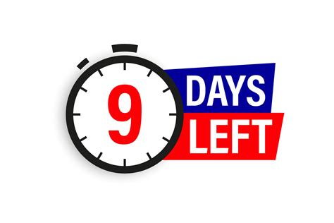 9 days from now