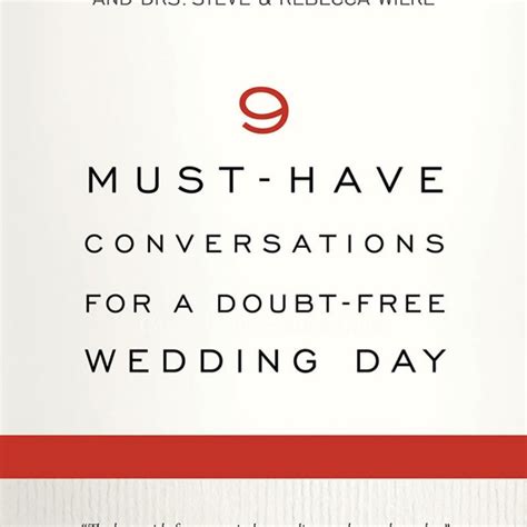 9 must have conversations for a doubt free wedding day Epub