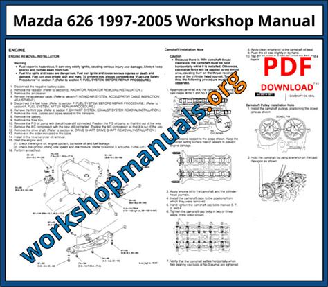 90 mazda 626 v6 service manual pdf Doc