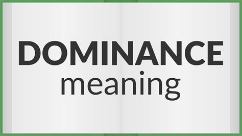 90 to Nothing: The Meaning of Uncommon Dominance