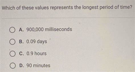 900000 milliseconds to minutes