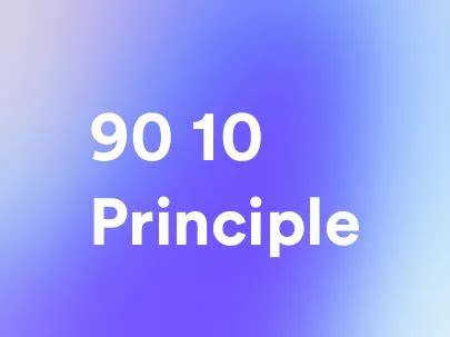 90201: The Power of the 90/10 Principle