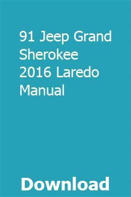 91 Jeep Laredo Manual Ebook Reader