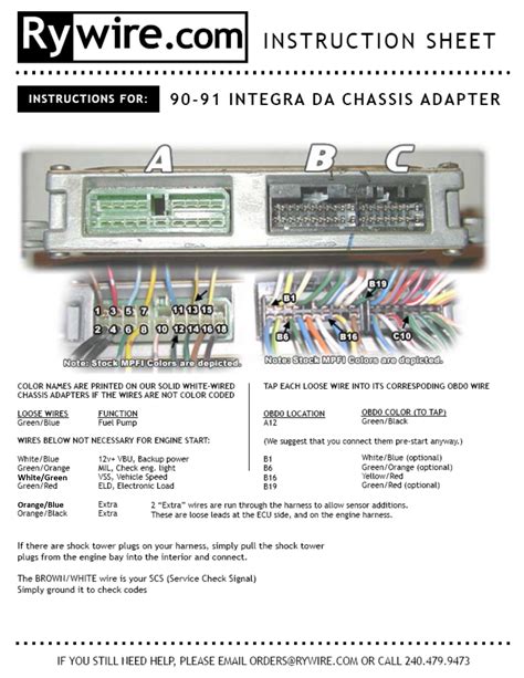 91 integra ecu harness diagram Doc