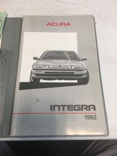 92 acura integra repair manual Reader