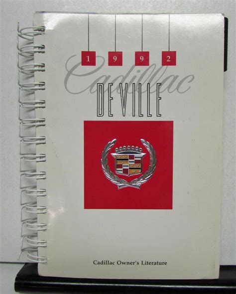 92 cadillac deville owners manual Doc