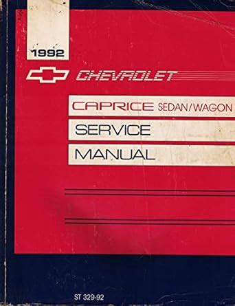 92 chevy caprice repair manual pdf PDF