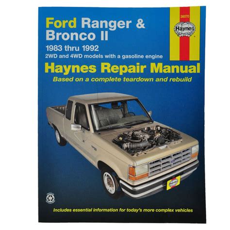 92 ford ranger repair manual Kindle Editon