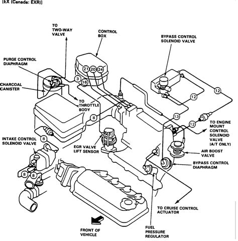 92 honda accord ex engine diagram PDF