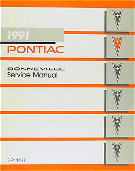 92 pontiac bonneville repair manual PDF