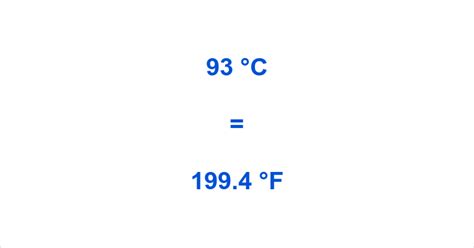 93 Celsius: A Temperature Beyond the Ordinary