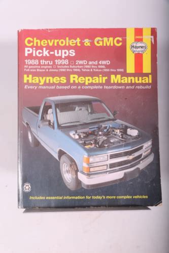 93 chevy c1500 repair manual Epub