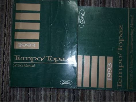 93 ford tempo service manual Doc