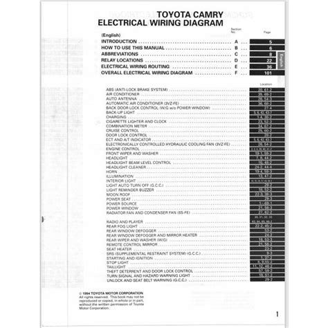 94 camry electrical system manual Epub