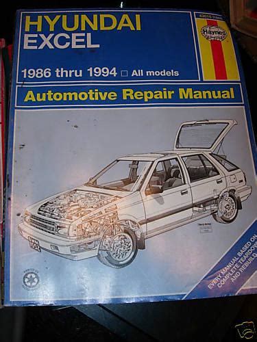 94 hyundai excel repair manual PDF