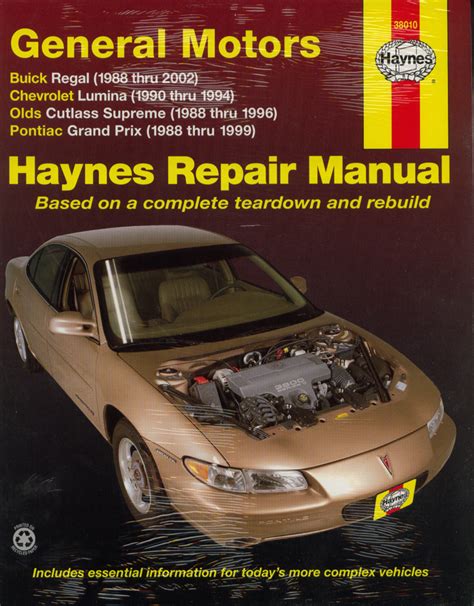 94 pontiac gr prix repair manual Doc