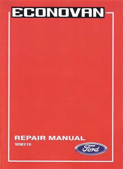 95 ford econovan workshop manual Doc