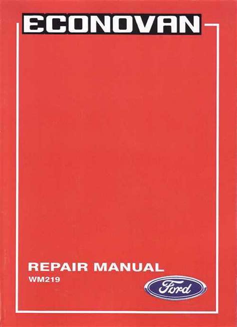 95 ford econovan workshop manual Ebook PDF