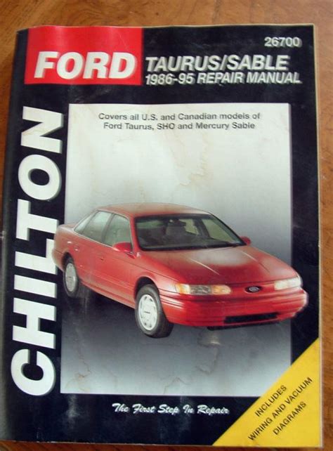 95 ford taurus repair PDF