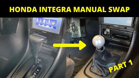 95 integra auto to manual swap PDF