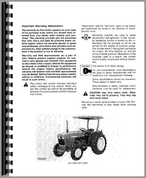 950 john deere owners manual pdf PDF