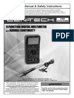 95683 centech manual Reader