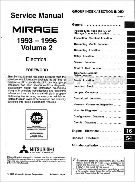 96 mirage service manual Reader