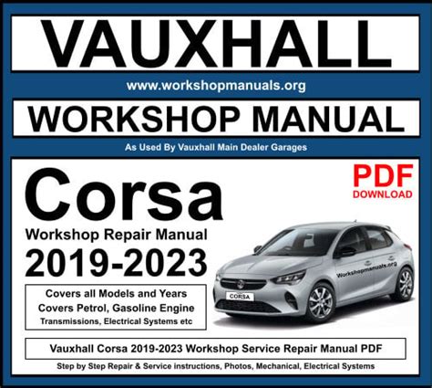 96 vauxhall corsa workshop manual pdf Kindle Editon