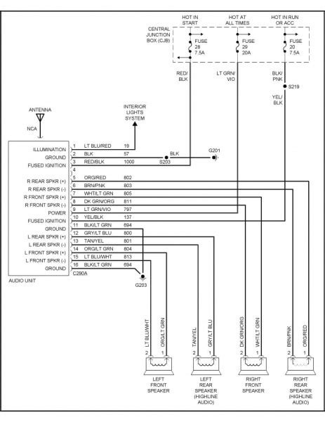 97 ford taurus stereo wiring harness diagram Doc