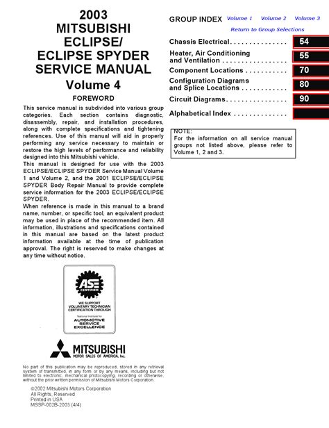 97 mitsubishi eclipse service repair manual Epub