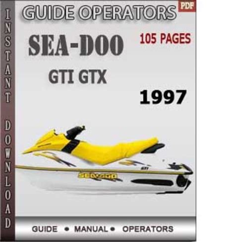 97 seadoo gtx manual Reader