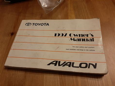 97 toyota avalon repair manual Doc