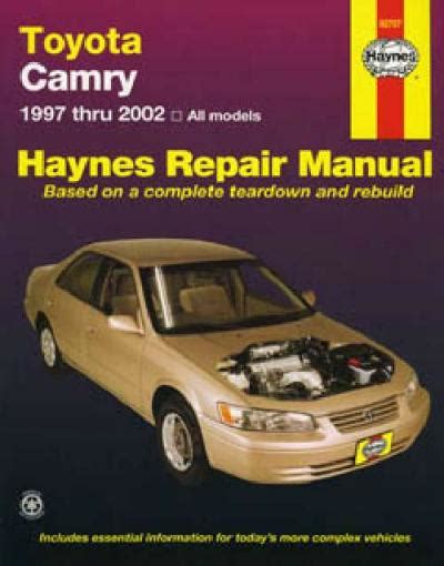 97 toyota camry repair manual Kindle Editon