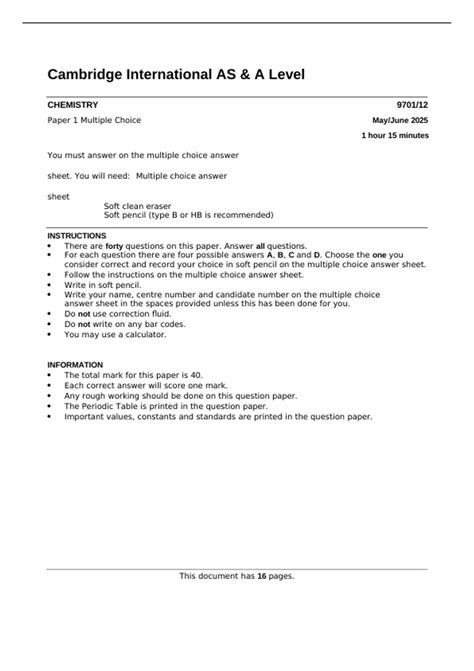 9701 may june 2012 paper 13 Reader