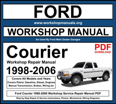 98 ford courier diesel overhaul manual Kindle Editon
