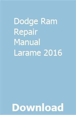 98 ram service manual Doc