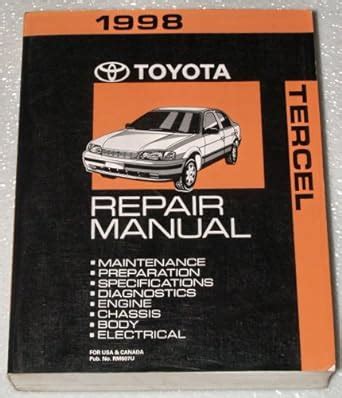 98 toyota tercel repair manual pdf Ebook Doc