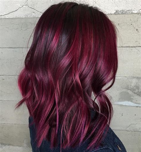 99+ Burgundy Hair with Black Highlights: Captivating Contrast for a Bold Style