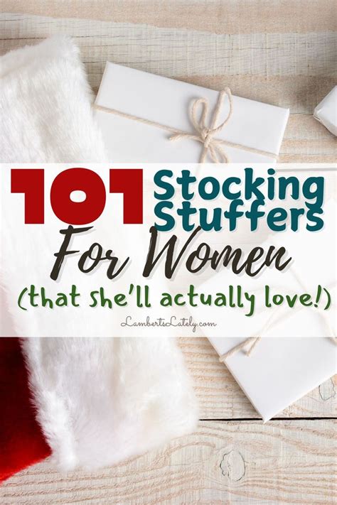 99+ Stocking Stuffer Ideas for Women That'll Make Her Smile