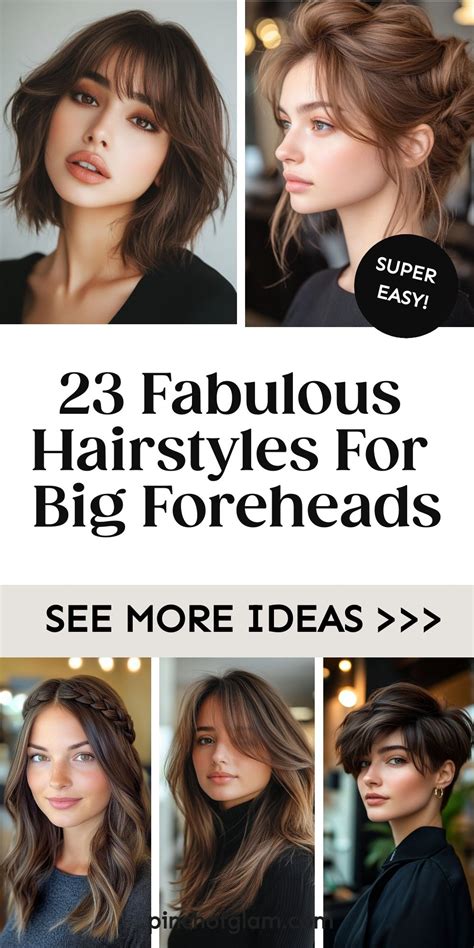 99 Hairstyles for a Big Forehead: Embrace Your Unique Beauty