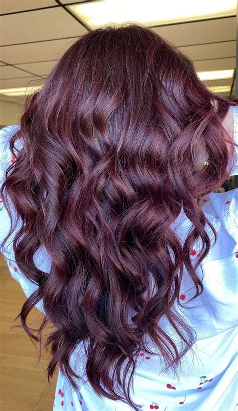 99 Luscious Cherry Cola Hair Ideas for a Sweet and Bold Look