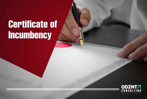 99 Must-Know Facts About Cert of Incumbency